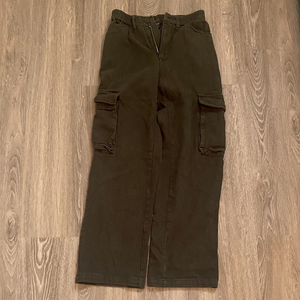 unisex Olive Cargo Pants